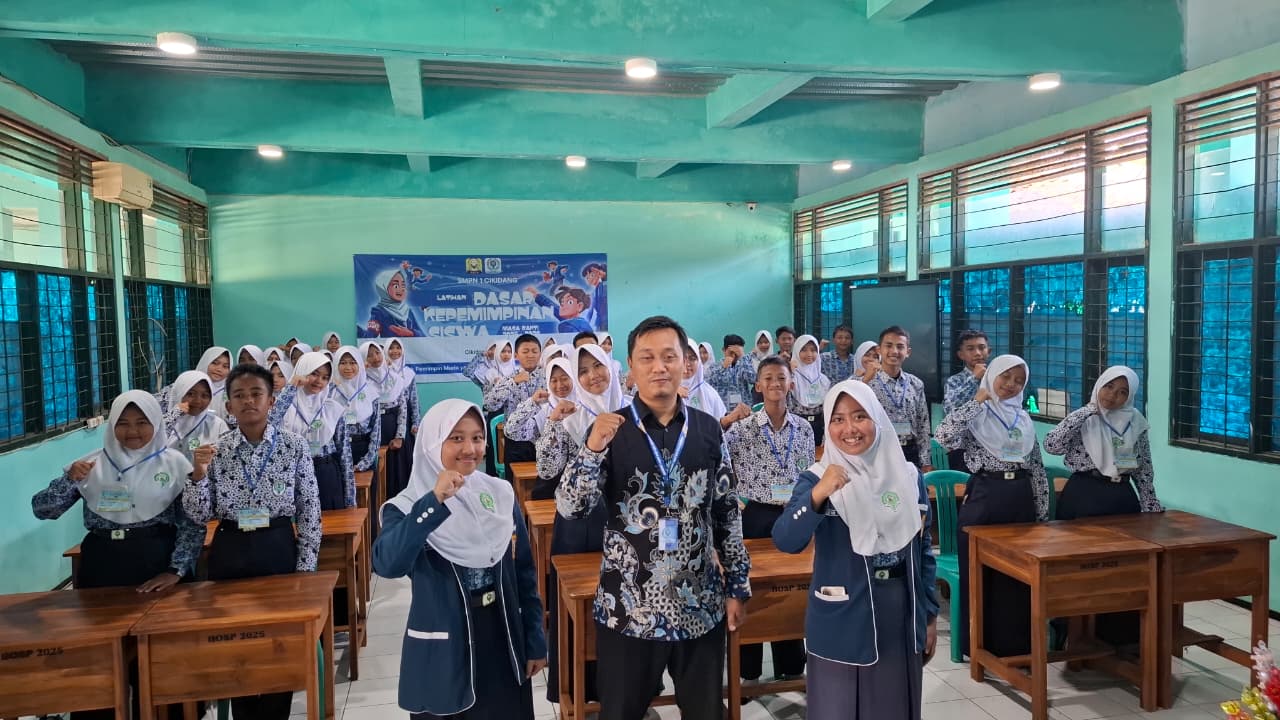 SMPN 1 Cikidang Gelar LDKS, Begini Harapan Kepsek Iman Nurahman