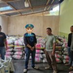 Polda Gorontalo Ungkap Ratusan Karung Berisi Batu Hitam