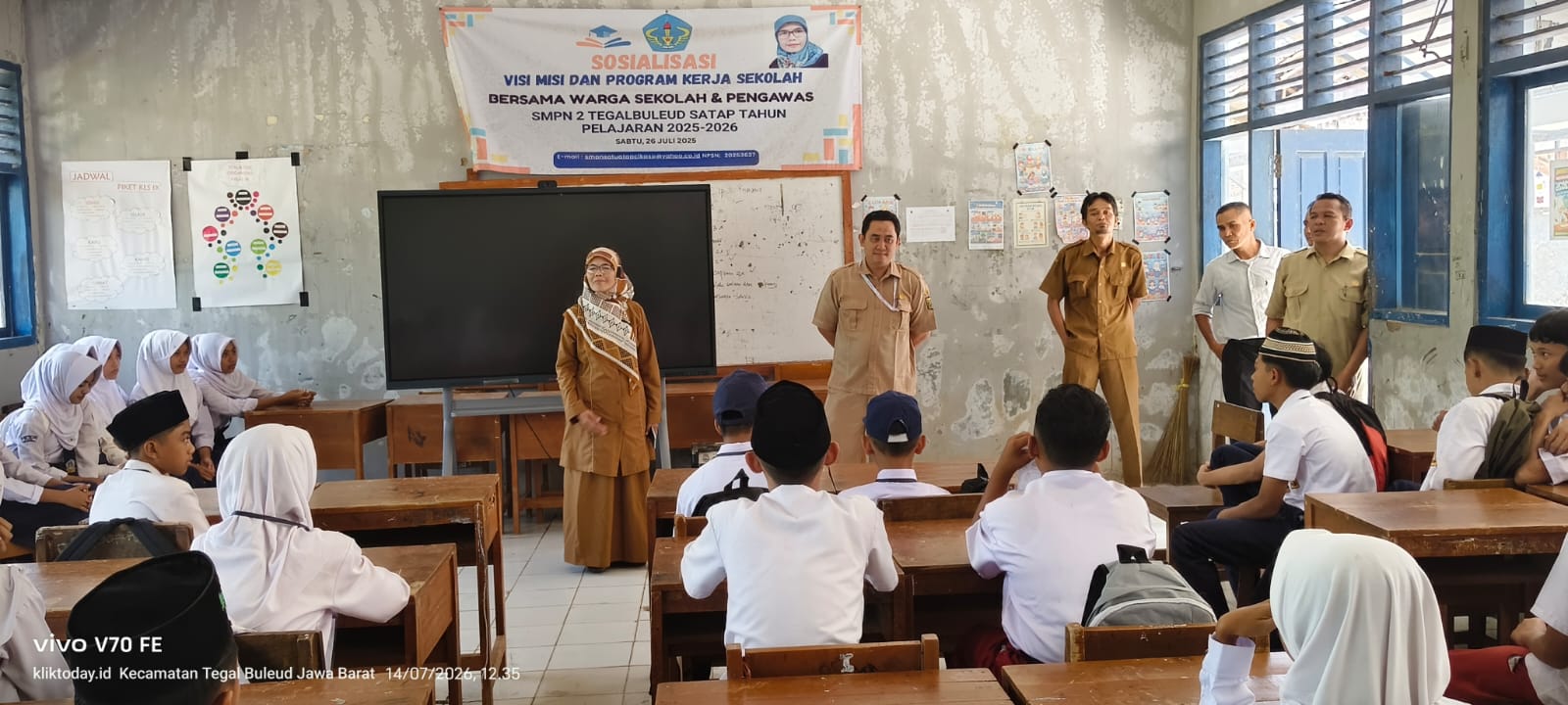 SMPN 2 Tegalbuleud Satap Gelar MPLS, Karmiati Ajak Orangtua Siswa dan Masyarakat Berkolaborasi Meningkatkan Kwalitas Pendidikan