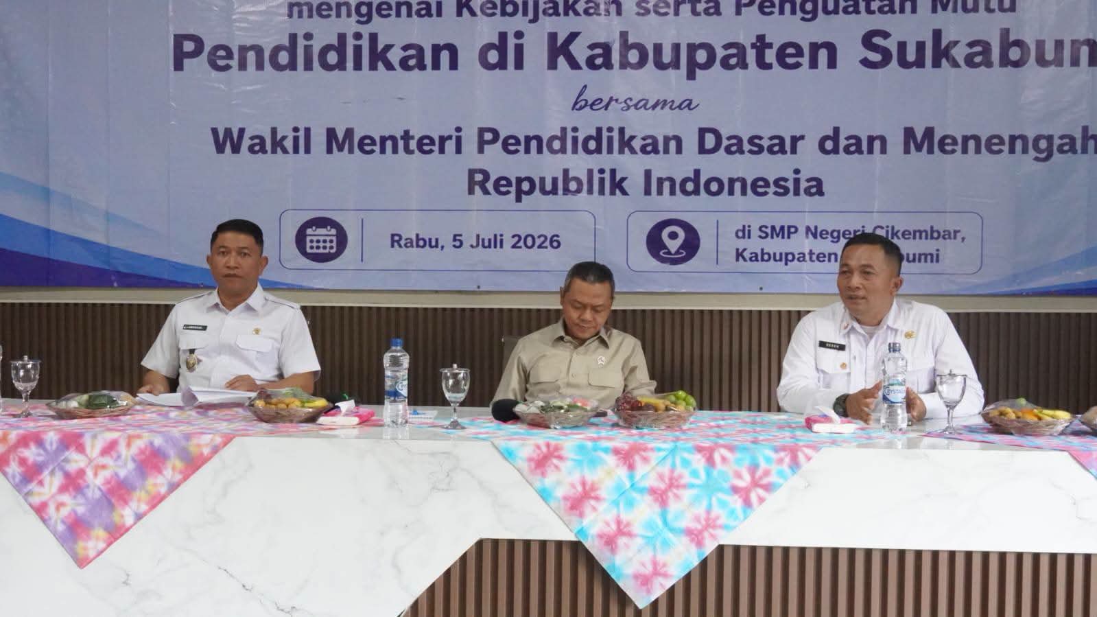 Tingkatkan Mutu Pendidikan, Kadisdik Kabupaten Sukabumi Perkuat Koordinasi dengan Pemerintah Pusat