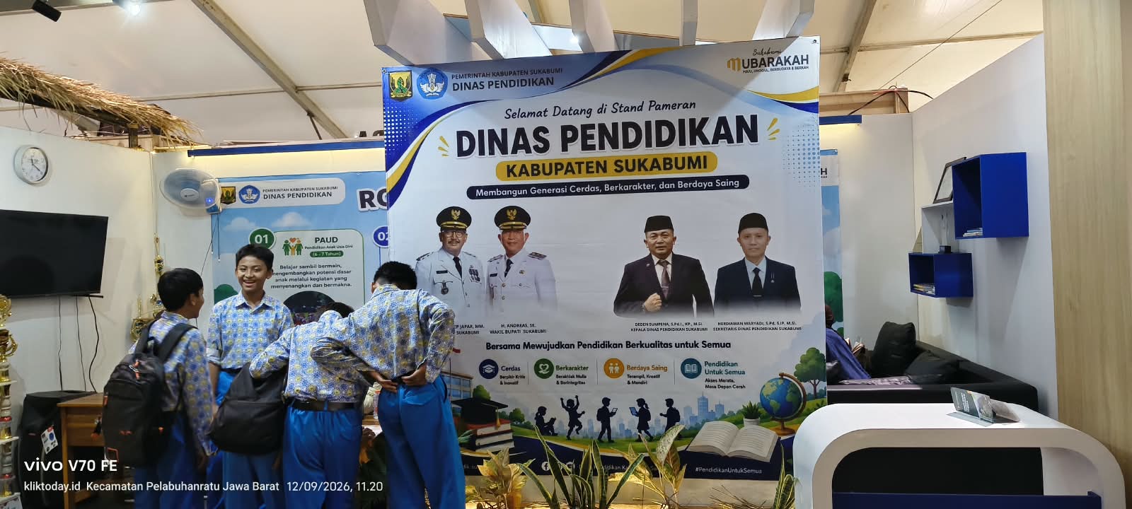 Sukabumi Expo 2026, Disdik Kabupaten Sukabumi Buka Stand, Diantaranya Belajar Aksara Sunda Kilat