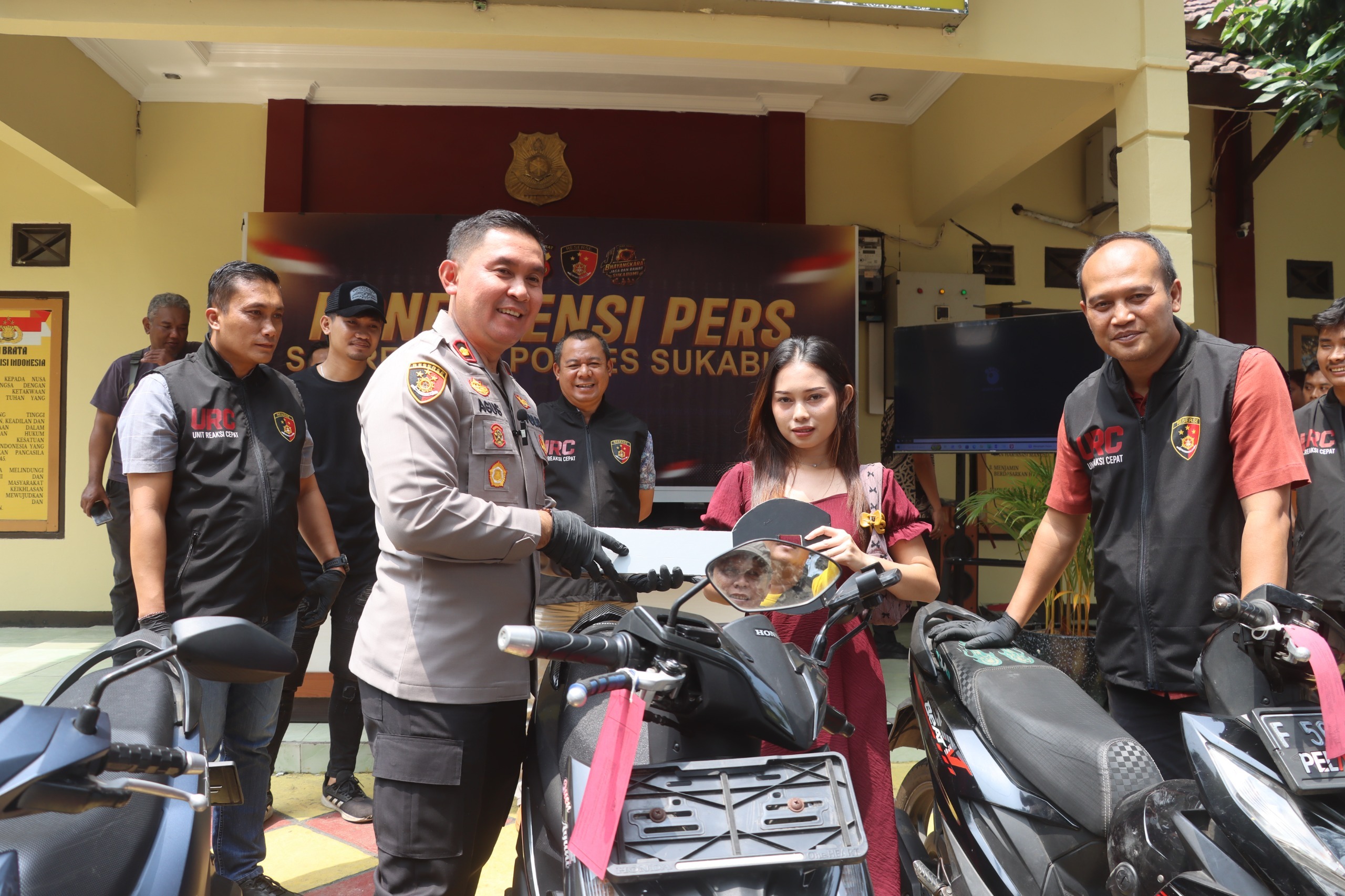 Polres Sukabumi Sukses Gelar Operasi Libas Lodaya, Belasan Terduga Pelaku Curanmor Diciduk